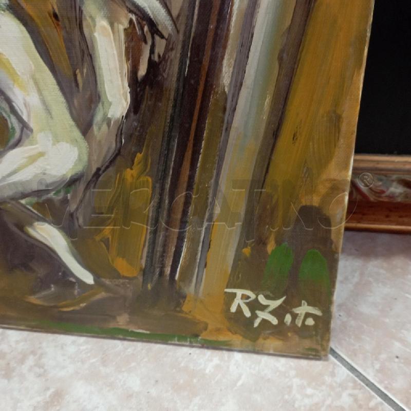 TELA TRE CAVALLI FIGURE | Mercatino dell'Usato Roma montemario 2
