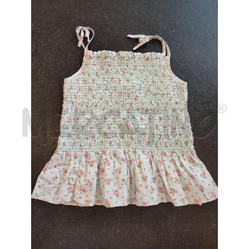 TOP BAMBINA CELESTE FIORI RALPH LAUREN  | Mercatino dell'Usato Roma montemario 1