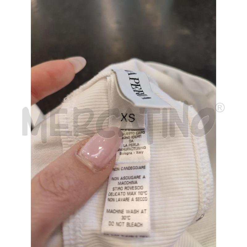 TOP BIANCO LA PERLA | Mercatino dell'Usato Roma montemario 3