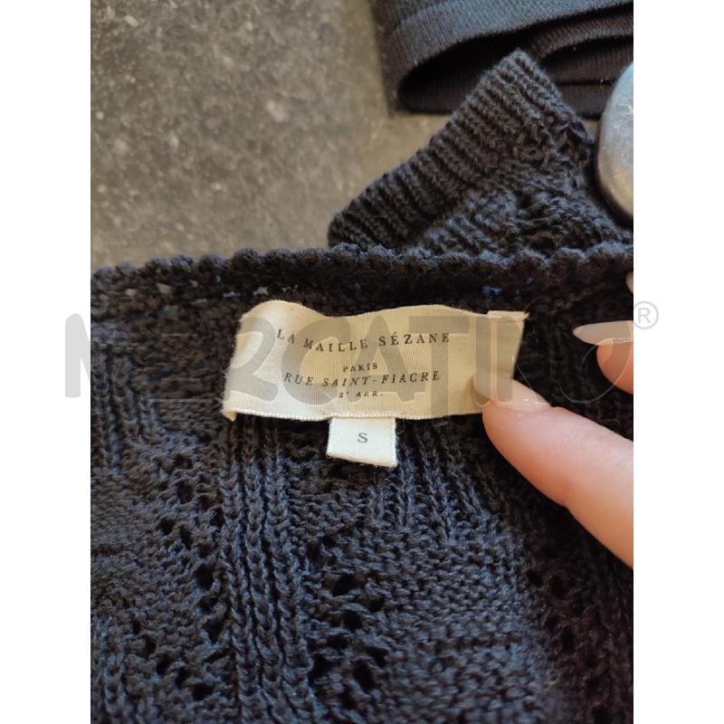 TOP NERO UNCINETTO SEZANE | Mercatino dell'Usato Roma montemario 3