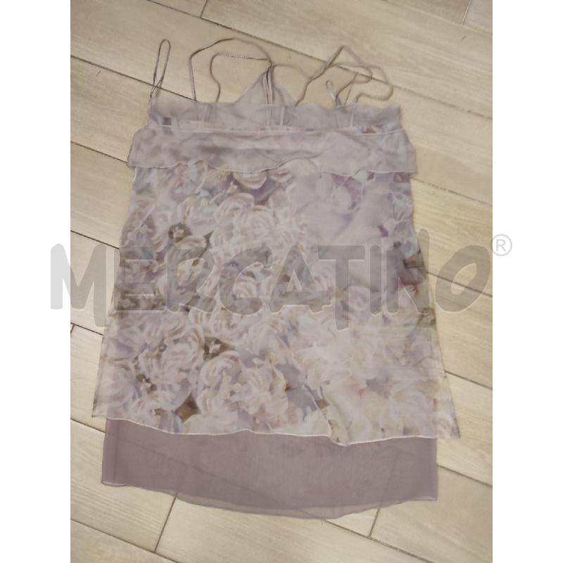 TOP ROSA ALBERTA FERRETTI SETA FIORI | Mercatino dell'Usato Roma montemario 1