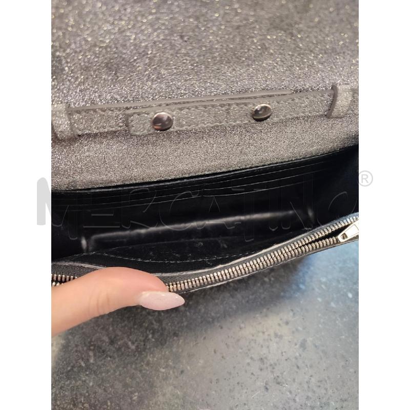 TRACOLLA DONNA BALENCIAGA BB CHAIN WALLET GLITTER | Mercatino dell'Usato Roma montemario 4