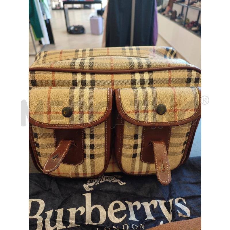 TRACOLLA DONNA BEIGE BURBERRY CHECK  | Mercatino dell'Usato Roma montemario 2
