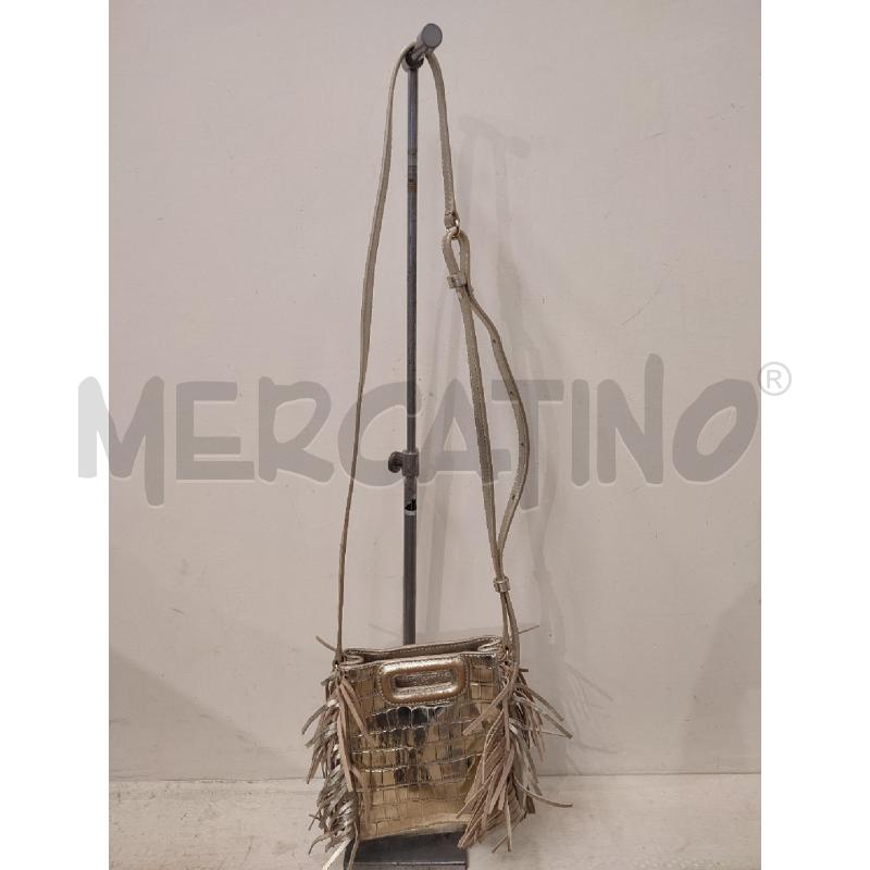 TRACOLLA DONNA DORATA FRANGE MAJE | Mercatino dell'Usato Roma montemario 1