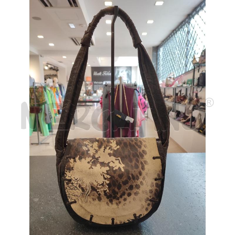 TRACOLLA DONNA MARRONE ROBERTO CAVALLI DA RIV | Mercatino dell'Usato Roma montemario 2