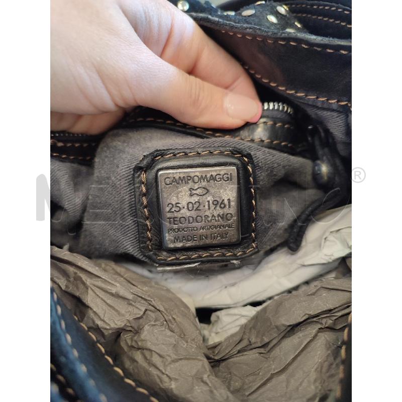 TRACOLLA DONNA NERA CAMPOMAGGI BORCHIE PATTA | Mercatino dell'Usato Roma montemario 4