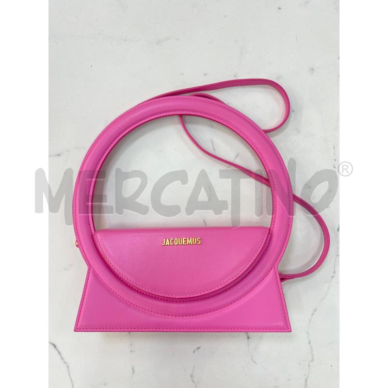 TRACOLLA DONNA ROSA JACQUEMUS LE SAC ROND | Mercatino dell'Usato Roma montemario 1