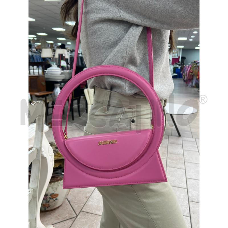 TRACOLLA DONNA ROSA JACQUEMUS LE SAC ROND | Mercatino dell'Usato Roma montemario 5