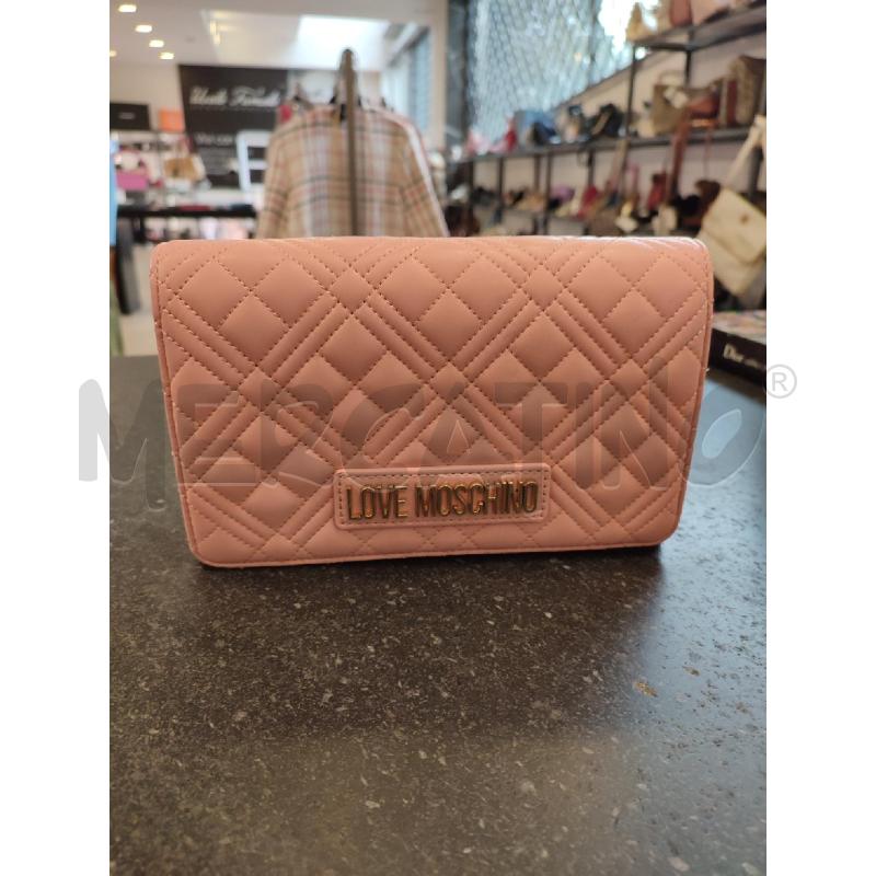 TRACOLLA DONNA ROSA LOVE MOSCHINO | Mercatino dell'Usato Roma montemario 1