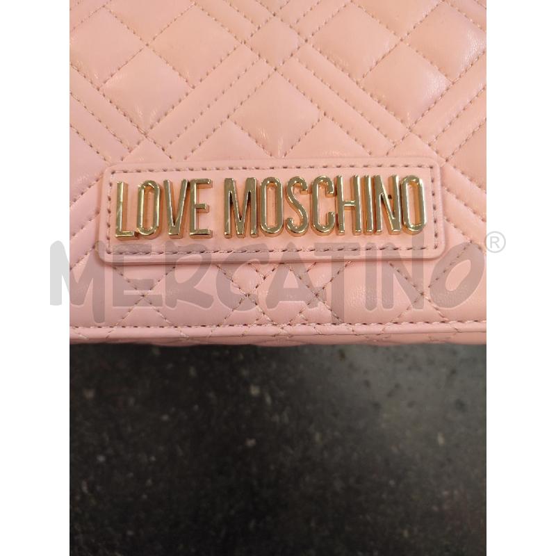 TRACOLLA DONNA ROSA LOVE MOSCHINO | Mercatino dell'Usato Roma montemario 3