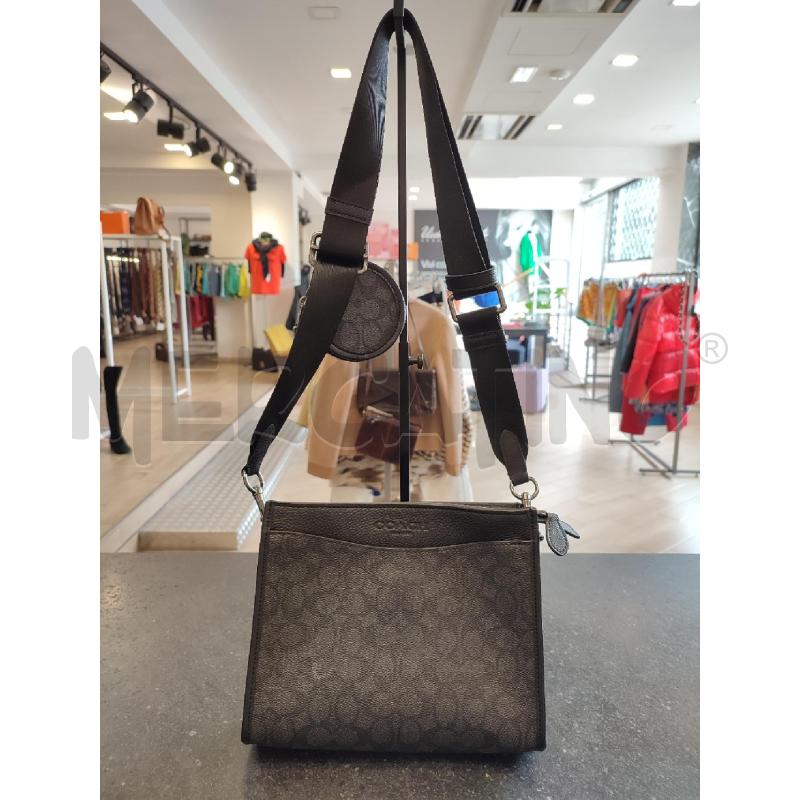 TRACOLLA UOMO NERO COACH GRIGIO  | Mercatino dell'Usato Roma montemario 1