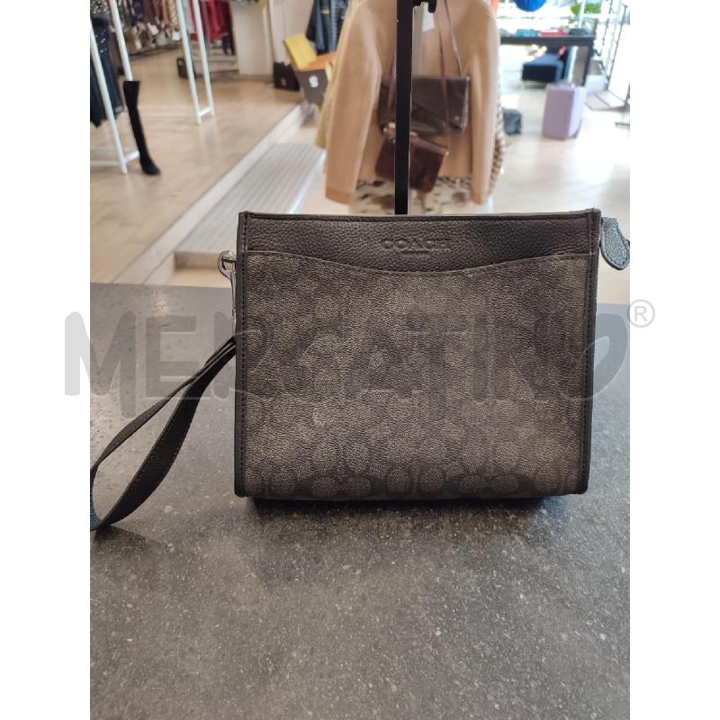 TRACOLLA UOMO NERO COACH GRIGIO  | Mercatino dell'Usato Roma montemario 2