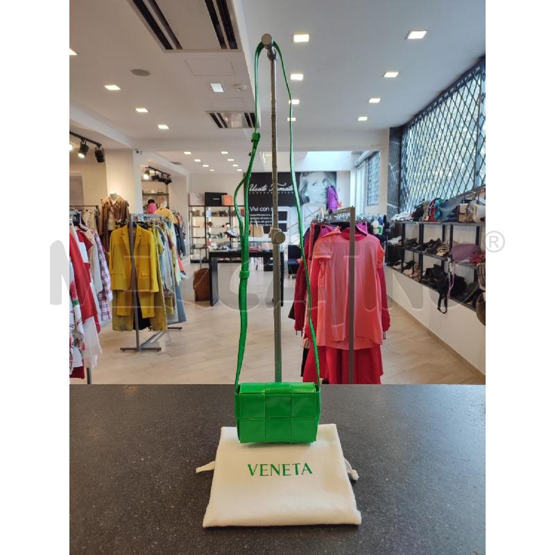 TRACOLLA VERDE BOTTEGA VENETA MINIPOCHETTE | Mercatino dell'Usato Roma montemario 1