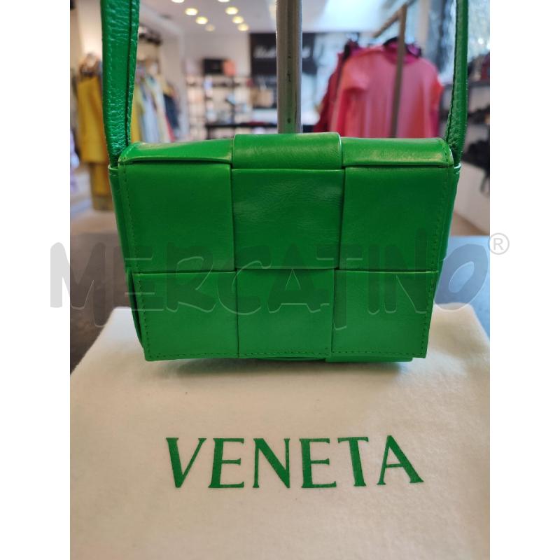 TRACOLLA VERDE BOTTEGA VENETA MINIPOCHETTE | Mercatino dell'Usato Roma montemario 2