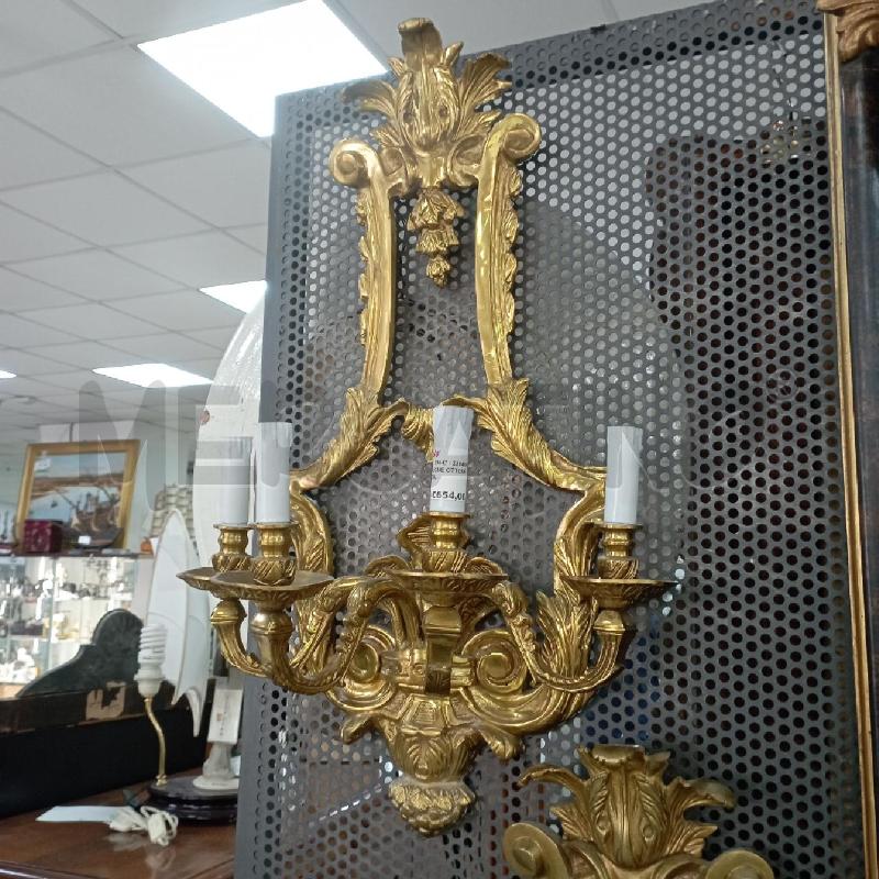 TRIS APPLIQUE OTTONE FESTONE 4L | Mercatino dell'Usato Roma montemario 1