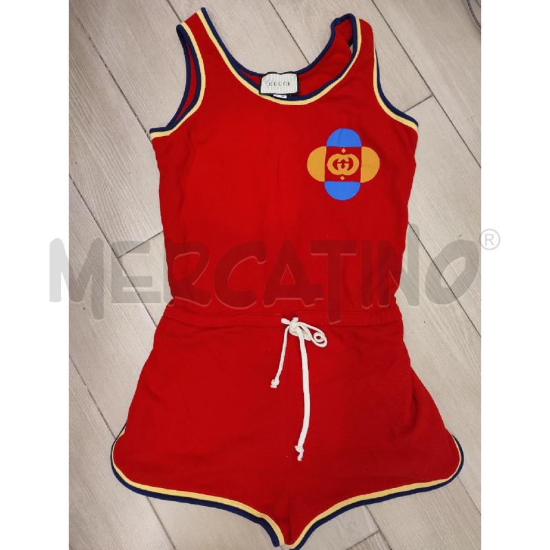TUTA DONNA ROSSA GUCCI JUMPSUITE | Mercatino dell'Usato Roma montemario 1