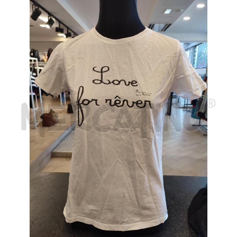 T SHIRT DONNA BIANCA LA FEE MARABOUTE | Mercatino dell'Usato Roma montemario 1