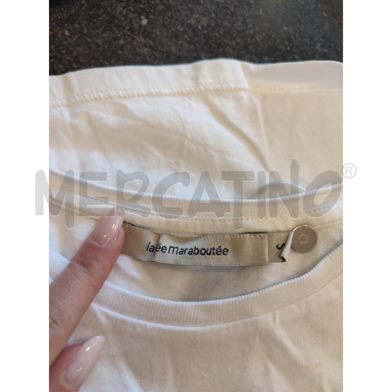 T SHIRT DONNA BIANCA LA FEE MARABOUTE | Mercatino dell'Usato Roma montemario 2