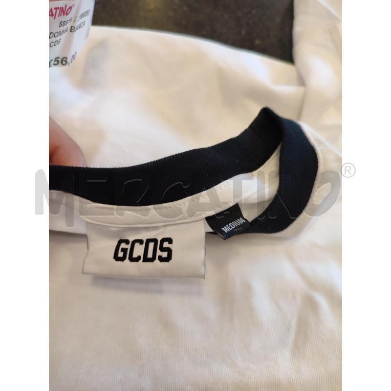 T SHIRT DONNA BIANCA TI AMO GCDS | Mercatino dell'Usato Roma montemario 3