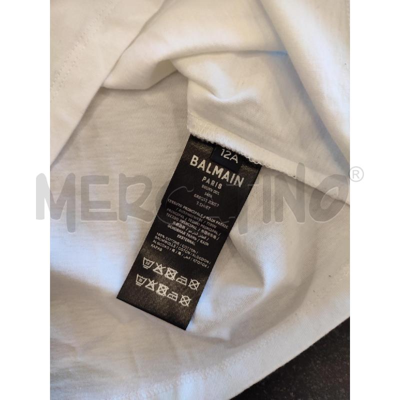 T SHIRT DONNA BIANCO PIERRE BALMAIN NERO | Mercatino dell'Usato Roma montemario 3