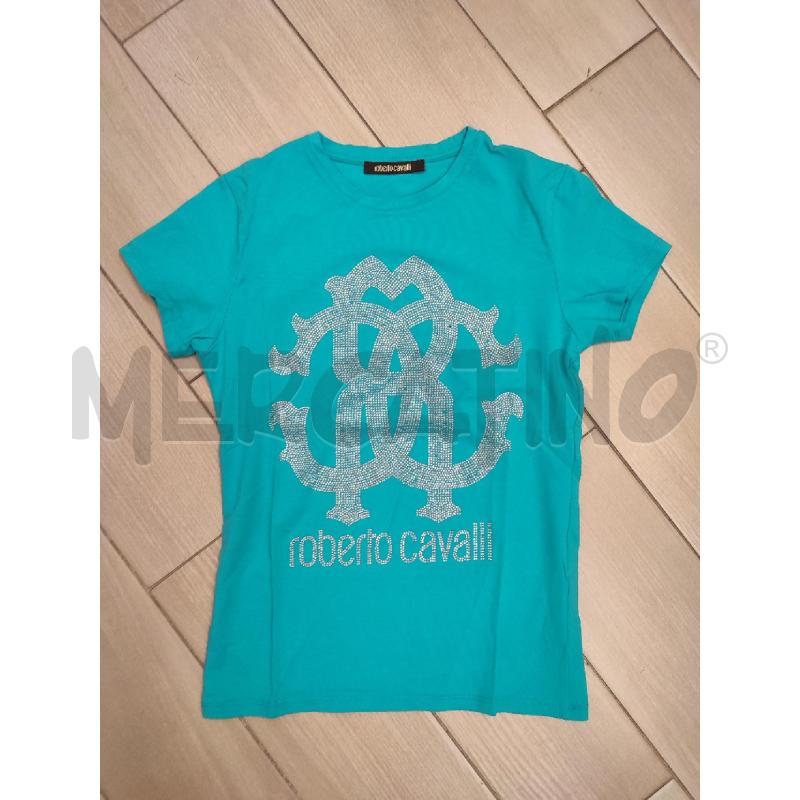 T SHIRT DONNA CELESTE ROBERTO CAVALLI | Mercatino dell'Usato Roma montemario 1