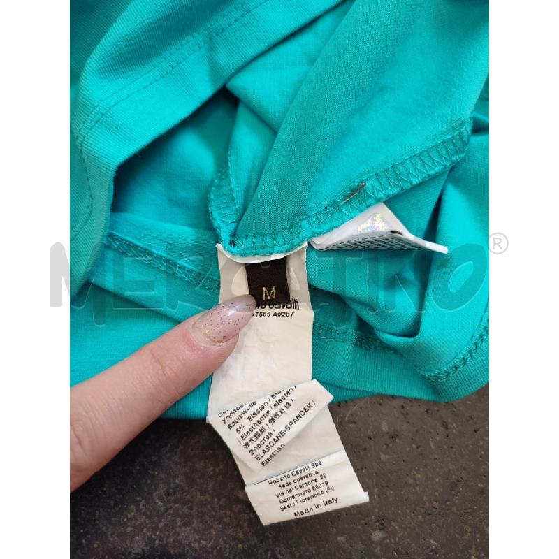 T SHIRT DONNA CELESTE ROBERTO CAVALLI | Mercatino dell'Usato Roma montemario 3