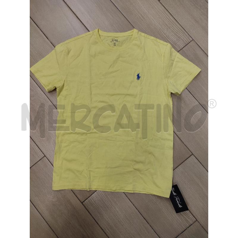T SHIRT DONNA GIALLA RALPH LAUREN BLU | Mercatino dell'Usato Roma montemario 1