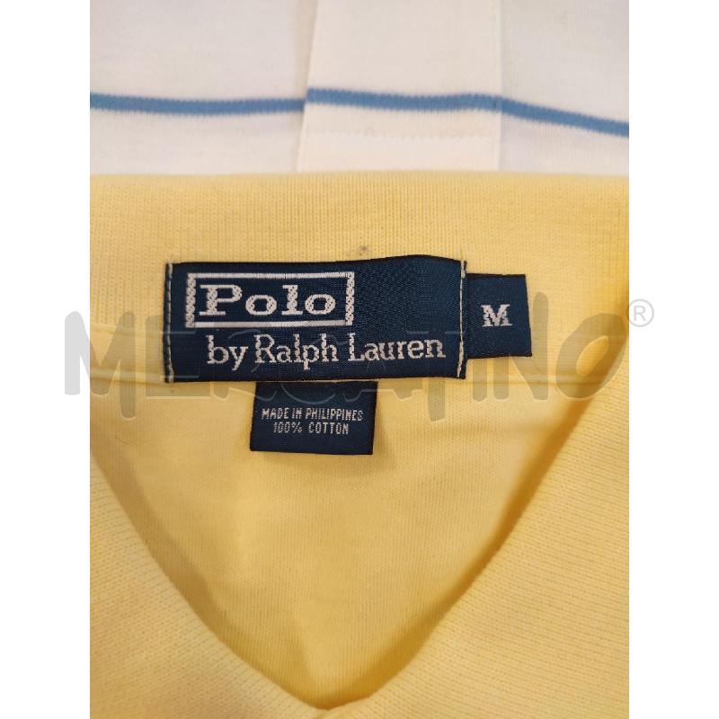 T SHIRT UOMO GIALLO RALPH LAUREN BLU | Mercatino dell'Usato Roma montemario 2