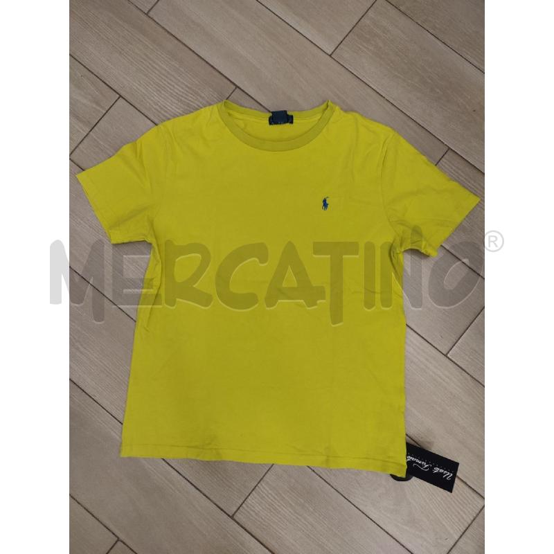 T SHIRT UOMO GIALLO RALPH LAUREN BLU | Mercatino dell'Usato Roma montemario 1