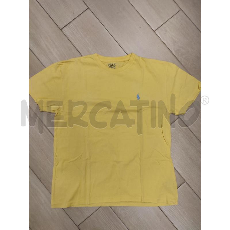T SHIRT UOMO GIALLO RALPH LAUREN CELESTE  | Mercatino dell'Usato Roma montemario 1
