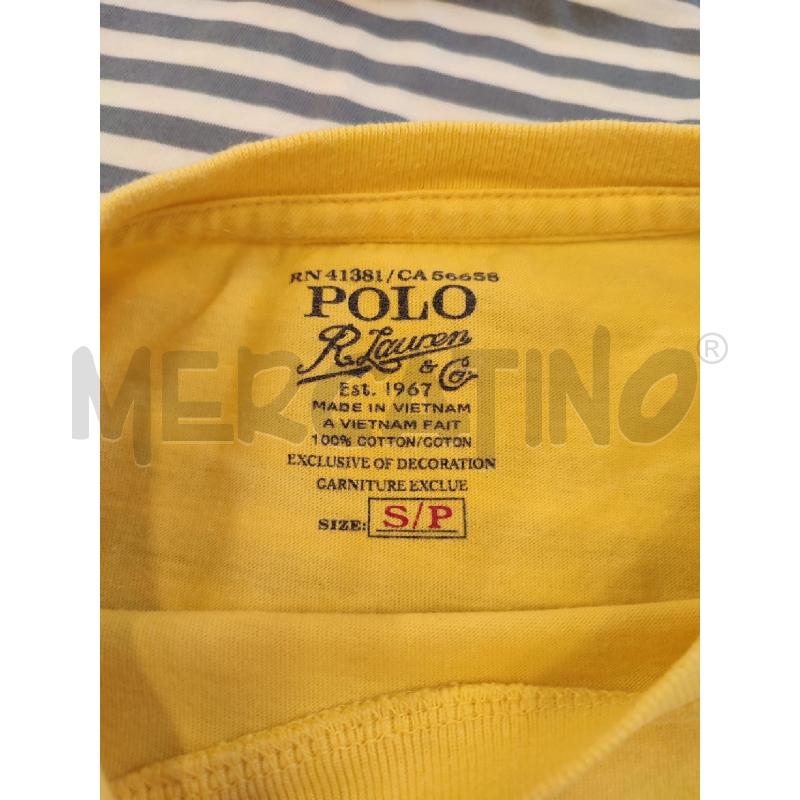 T SHIRT UOMO GIALLO RALPH LAUREN CELESTE  | Mercatino dell'Usato Roma montemario 2