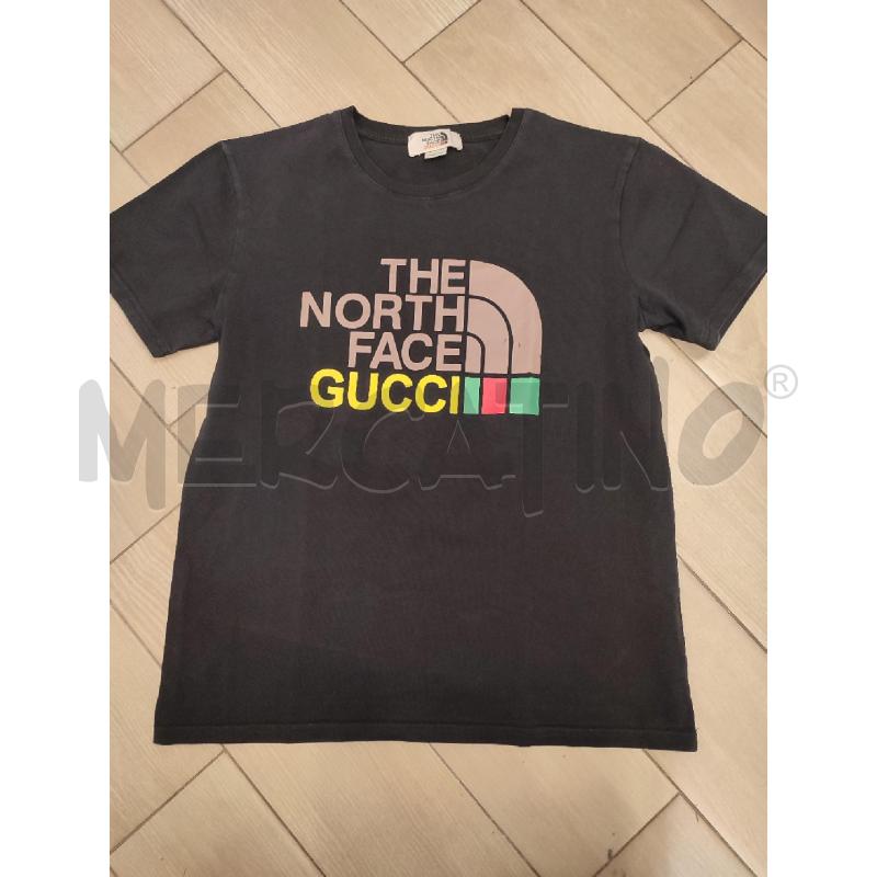 T SHIRT UOMO NERA THE NORTH FACE GUCCI | Mercatino dell'Usato Roma montemario 1