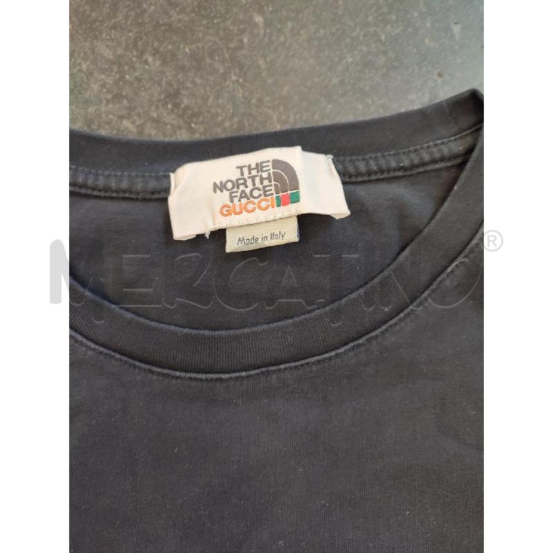 T SHIRT UOMO NERA THE NORTH FACE GUCCI | Mercatino dell'Usato Roma montemario 2