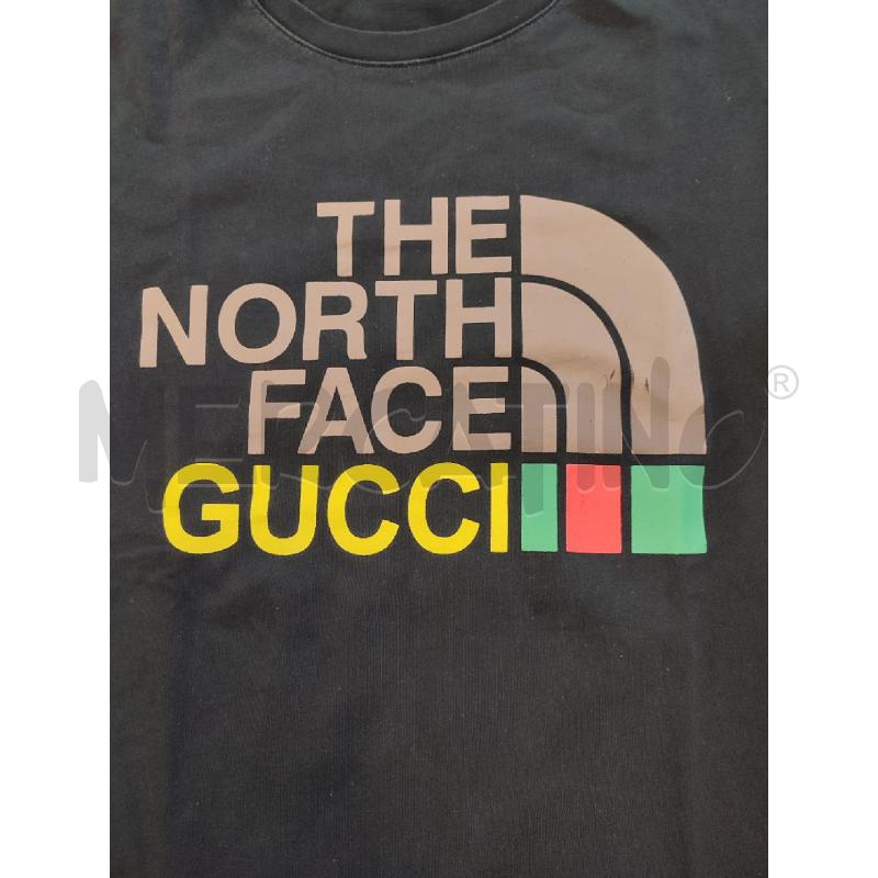 T SHIRT UOMO NERA THE NORTH FACE GUCCI | Mercatino dell'Usato Roma montemario 3