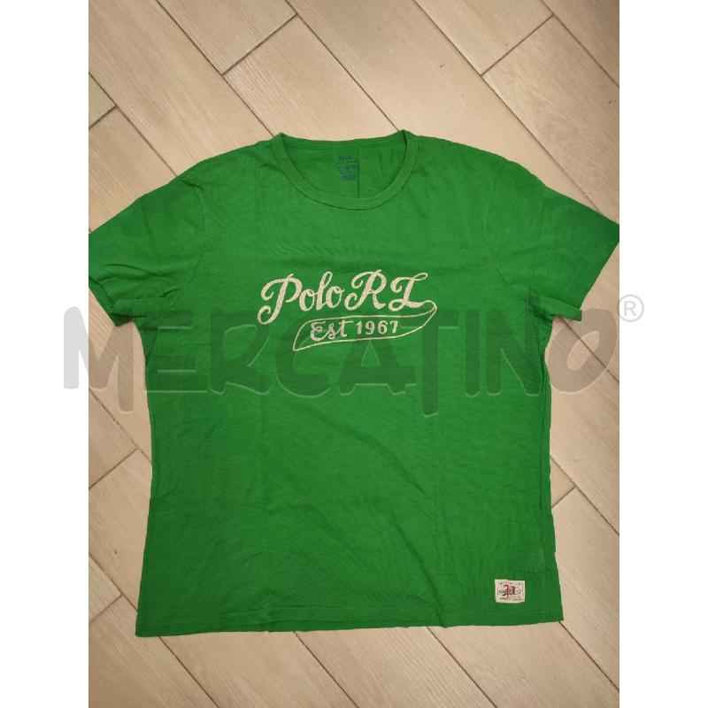 T SHIRT UOMO VERDE POLO RLAPH LAUREN  | Mercatino dell'Usato Roma montemario 1