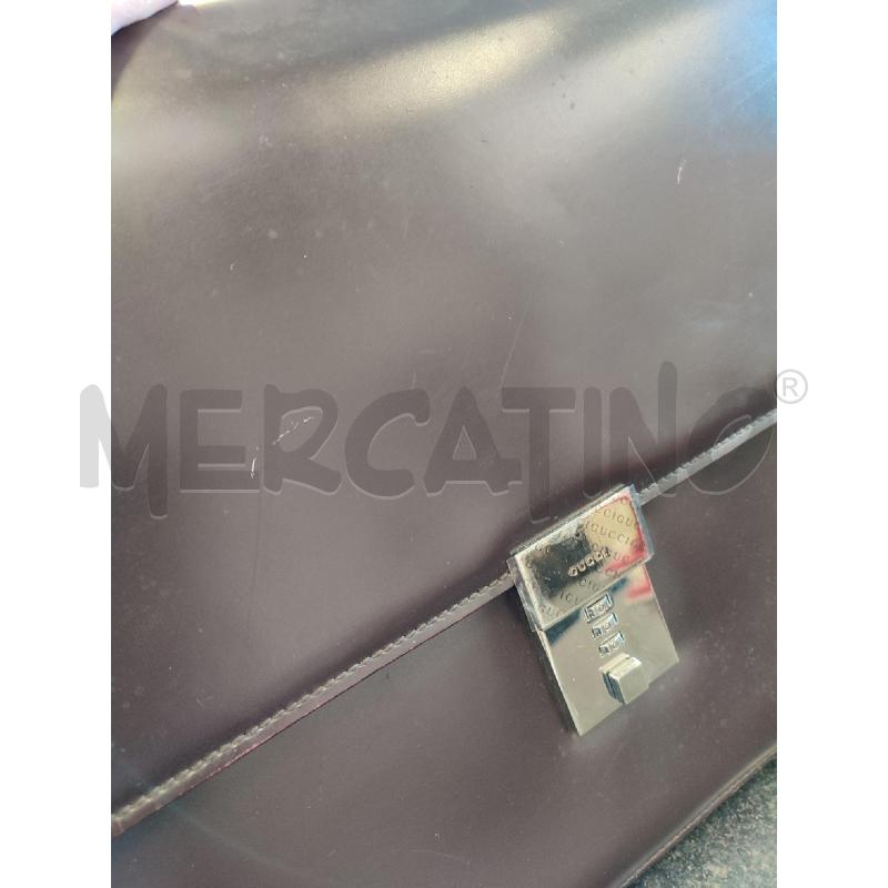 VALIGETTA 24 ORE MARRONE GUCCI | Mercatino dell'Usato Roma montemario 2
