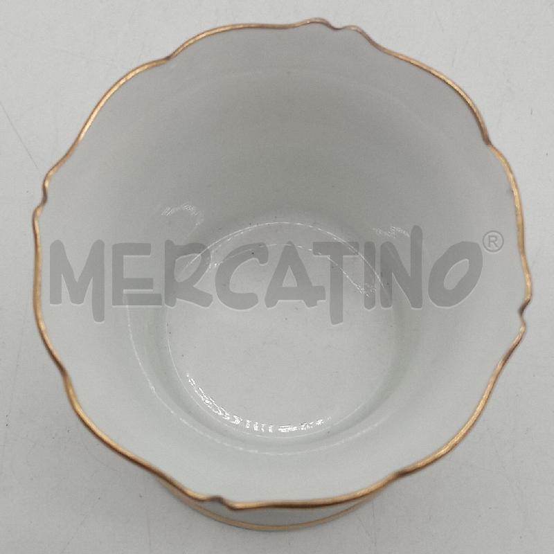 VASETTO MEISSEN RIALZATO ZAMPETTE FIORE BLU | Mercatino dell'Usato Roma montemario 3