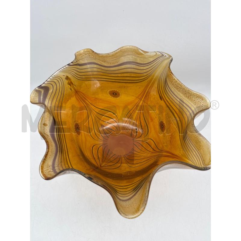 VASO FAZZOLETTO MURANO FRANCO MORETTI | Mercatino dell'Usato Roma montemario 2