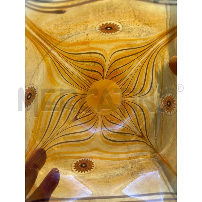 VASO FAZZOLETTO MURANO FRANCO MORETTI | Mercatino dell'Usato Roma montemario 5