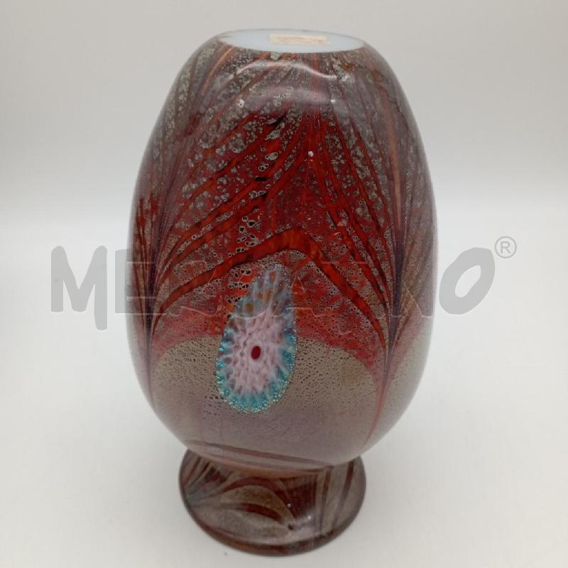 VASO FRANCO MORETTI MURANO PAVONE | Mercatino dell'Usato Roma montemario 2