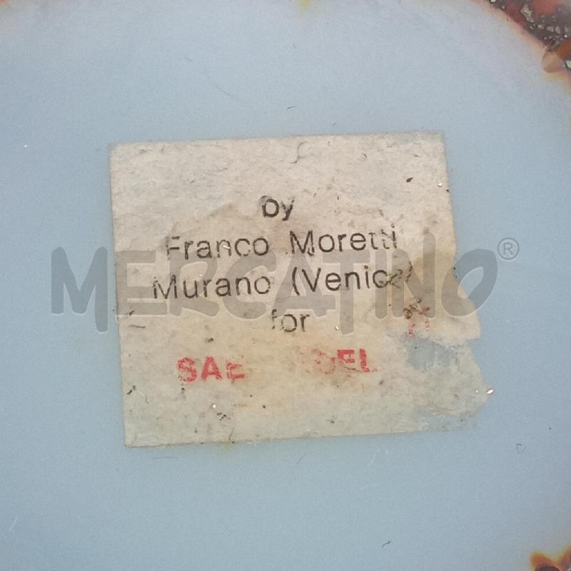 VASO FRANCO MORETTI MURANO PAVONE | Mercatino dell'Usato Roma montemario 3