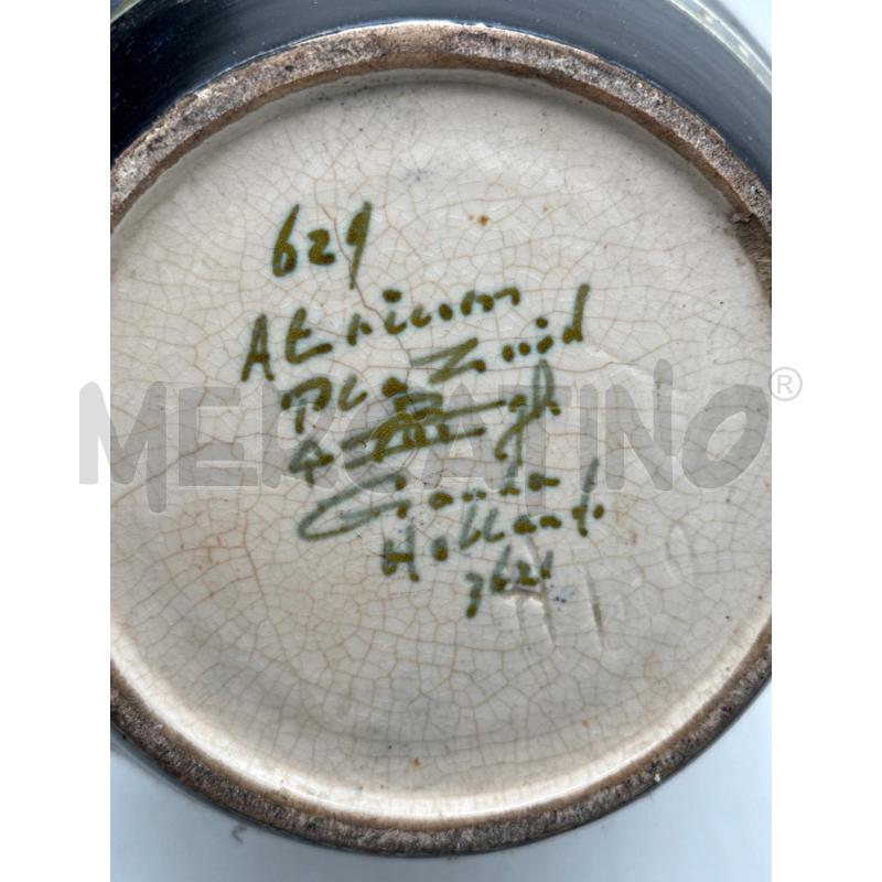 VASO MAIOLICA OLANDESE FIORI FOGLIE | Mercatino dell'Usato Roma montemario 2