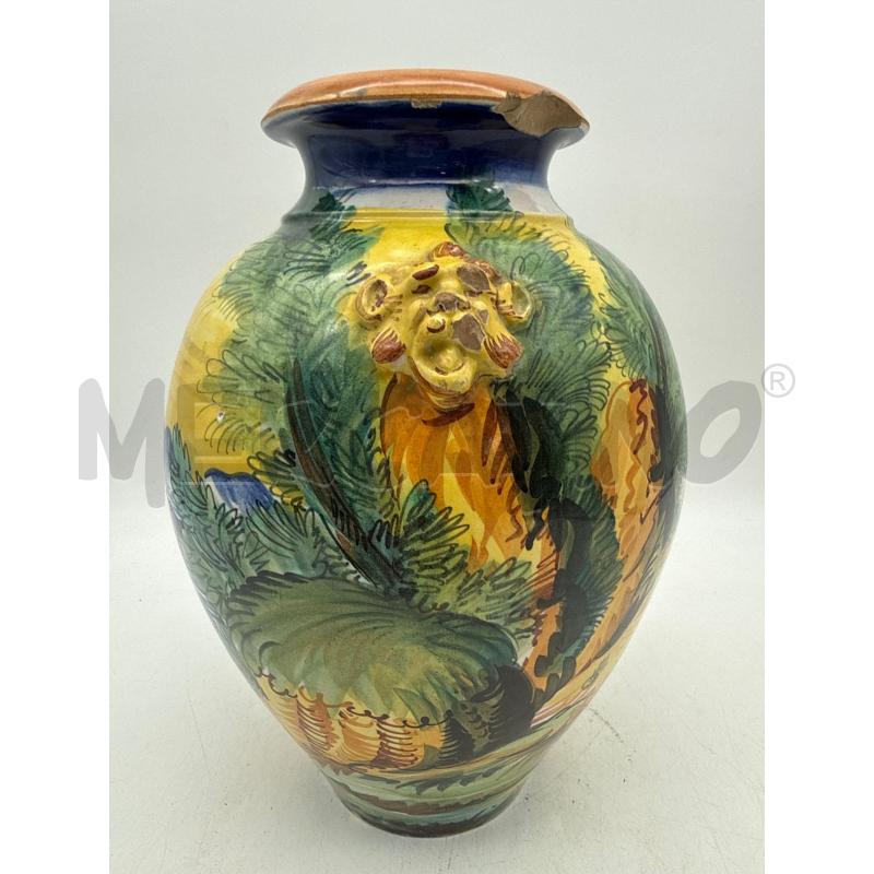 VASO TERR SMALTO AMORINI NEL BOSCO DIF | Mercatino dell'Usato Roma montemario 2