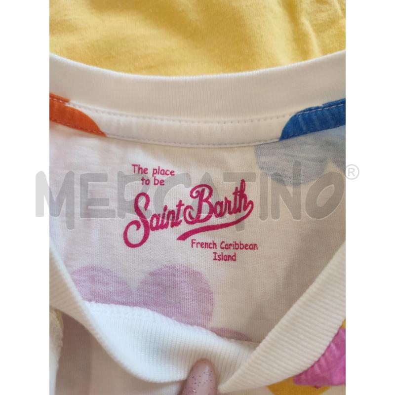 VESTITO BAMBINO BIANCO FIORI SAINT BARTH | Mercatino dell'Usato Roma montemario 2