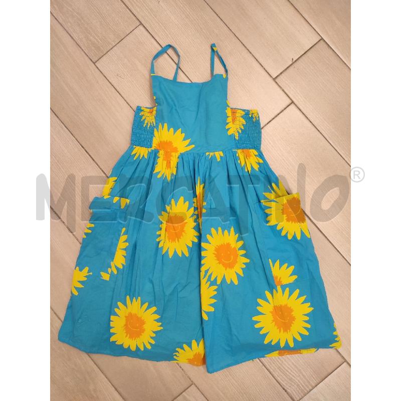 VESTITO BAMBINO CELESTE FIORI STELLA MC CARTNEY | Mercatino dell'Usato Roma montemario 1