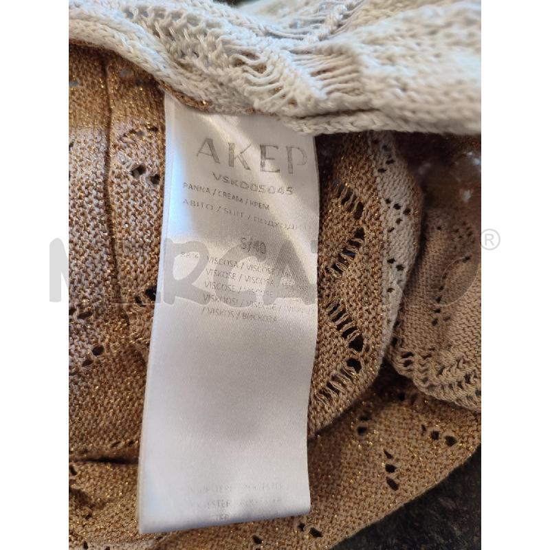 VESTITO DONNA BEIGE AKEP LUNGO | Mercatino dell'Usato Roma montemario 2