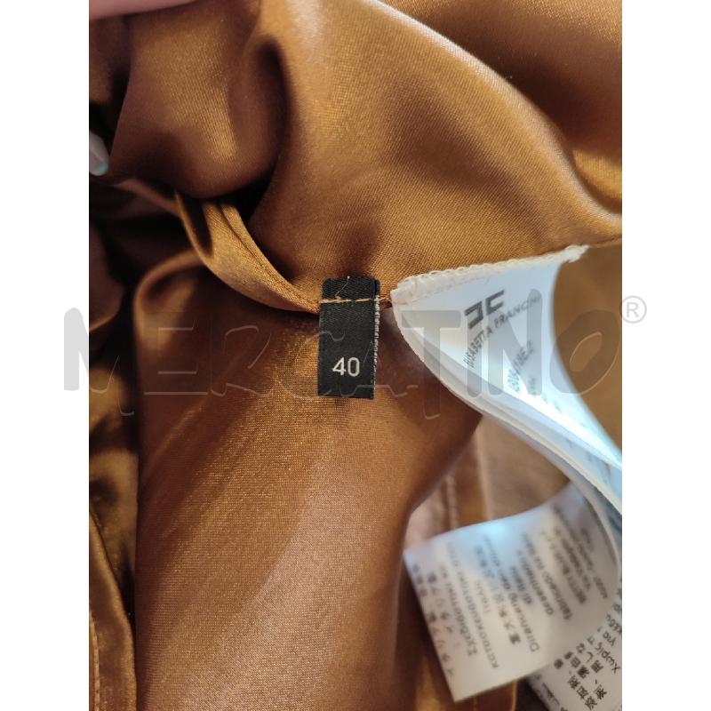 VESTITO DONNA BEIGE ELISABETTA FRANCHI PIZZO | Mercatino dell'Usato Roma montemario 3