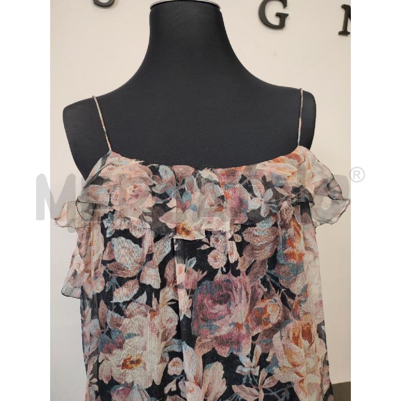 VESTITO DONNA BEIGE FIORI ZIMMERMAN | Mercatino dell'Usato Roma montemario 2