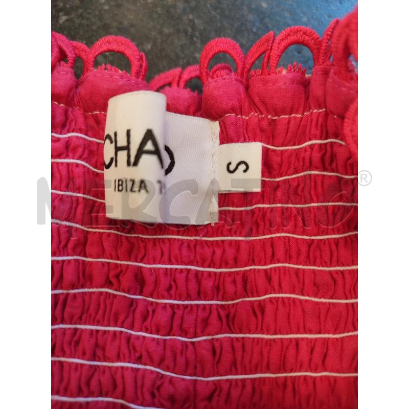 VESTITO DONNA BIANCO CHARO ROSA  | Mercatino dell'Usato Roma montemario 2