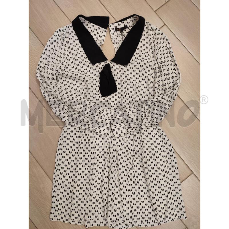 VESTITO DONNA BIANCO FIOCCHI MAJE | Mercatino dell'Usato Roma montemario 1